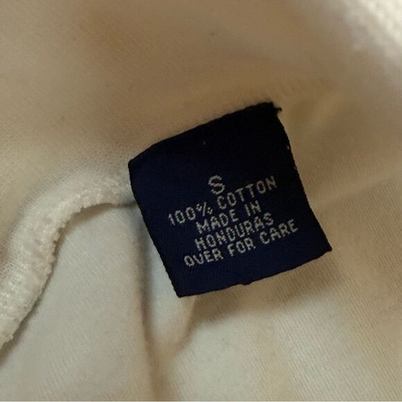 Vintage 80s GAP White Cotton Turtleneck Long sleeve - Small - Minimalist Style - Picture 6 of 8